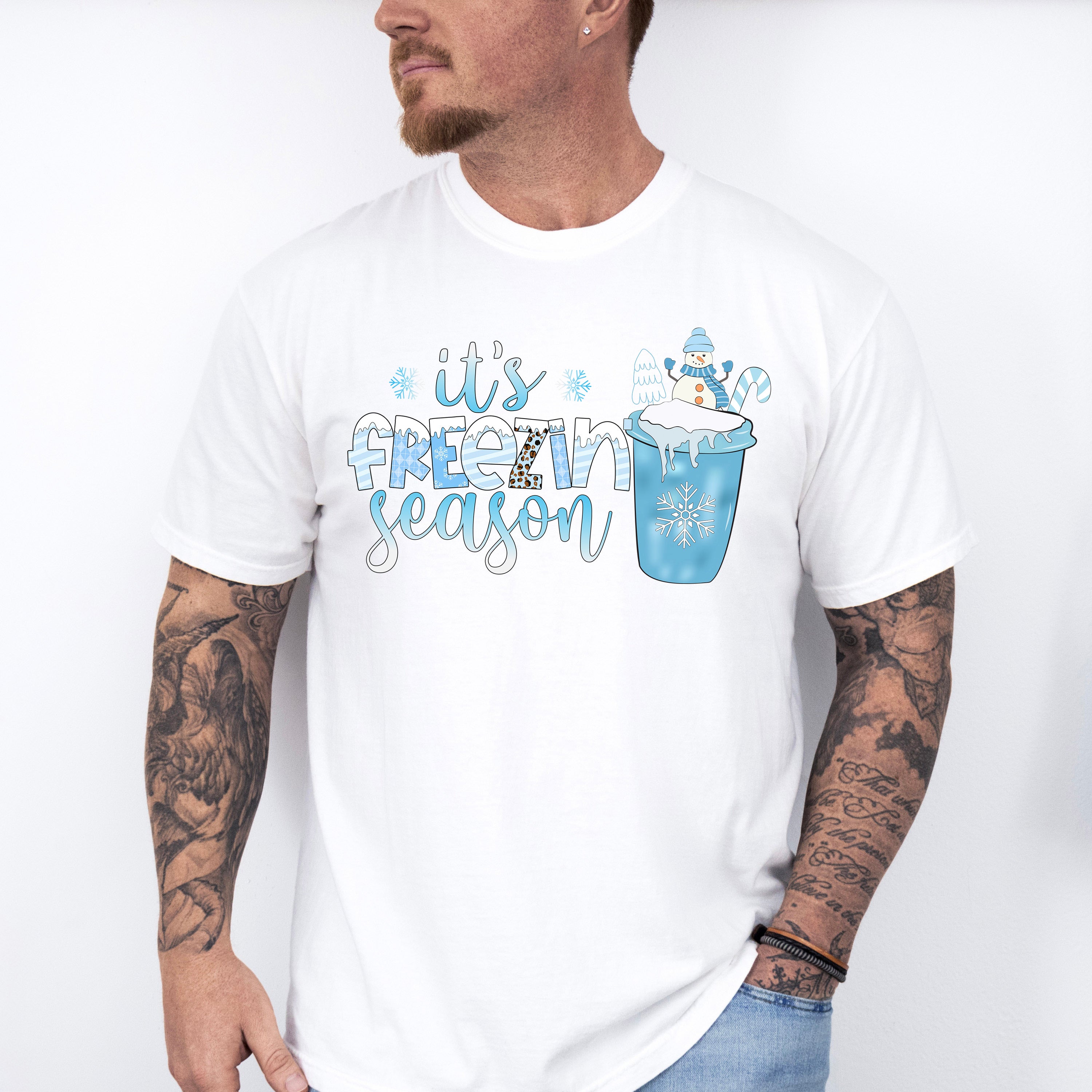 It's Freezin Season - Winter Unisex Crewneck T-Shirt Sweatshirt Hoodie