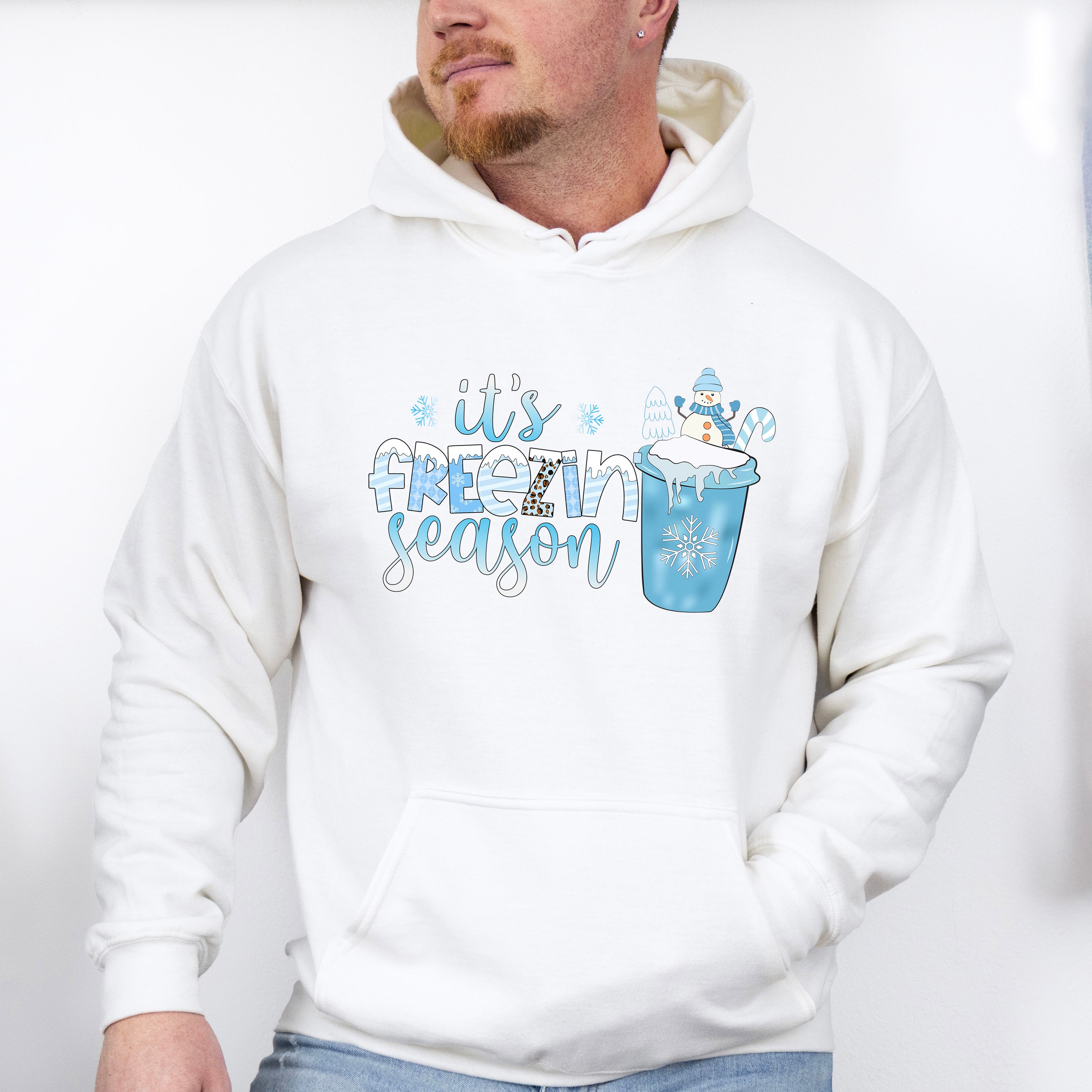 It's Freezin Season - Winter Unisex Crewneck T-Shirt Sweatshirt Hoodie