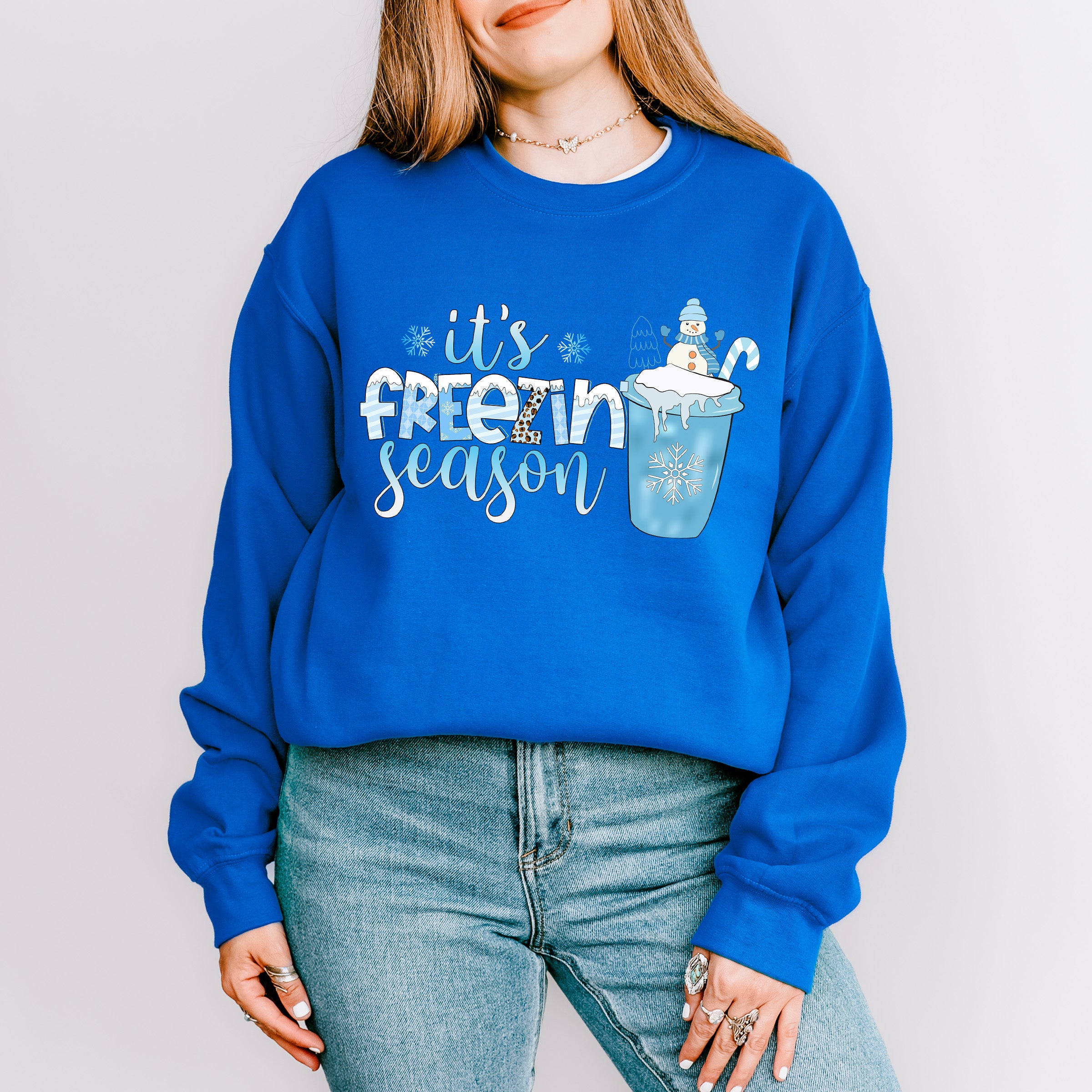 It's Freezin Season - Winter Unisex Crewneck T-Shirt Sweatshirt Hoodie