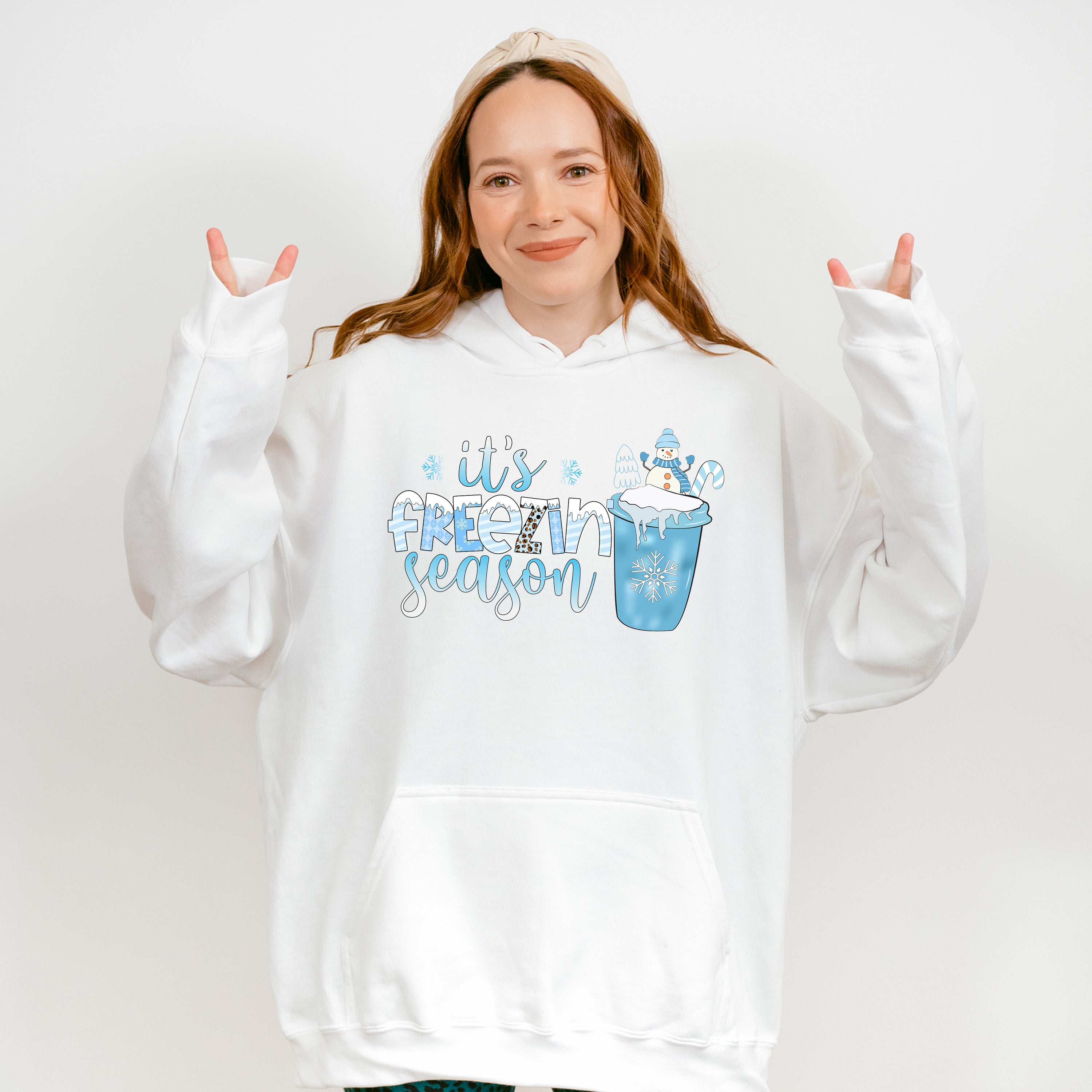 It's Freezin Season - Winter Unisex Crewneck T-Shirt Sweatshirt Hoodie