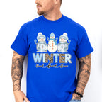 Winter Vibes Snowman Design - Winter Unisex Crewneck T-Shirt Sweatshirt Hoodie