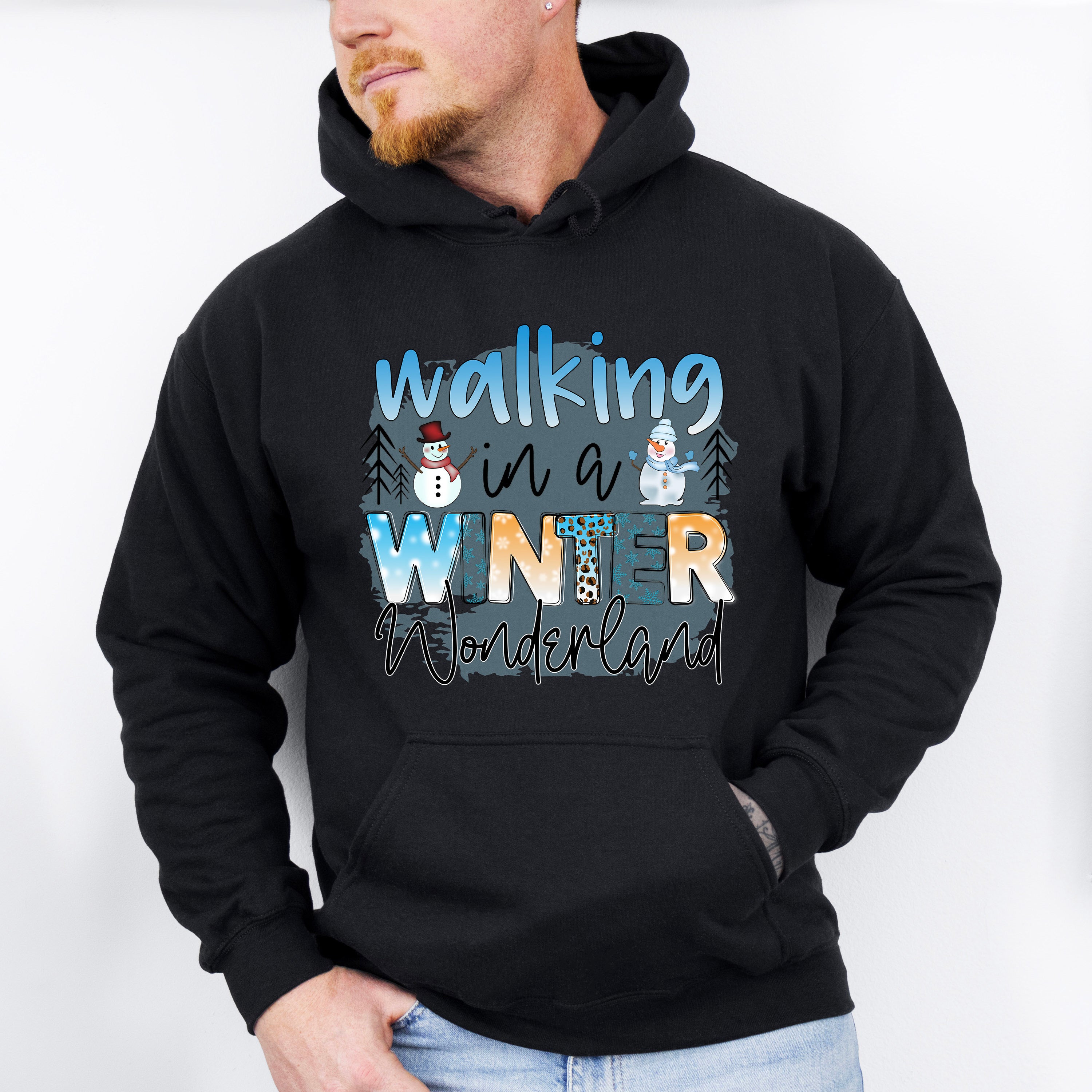 Walking In A Winter Wonderland - Winter Unisex Crewneck T-Shirt Sweatshirt Hoodie