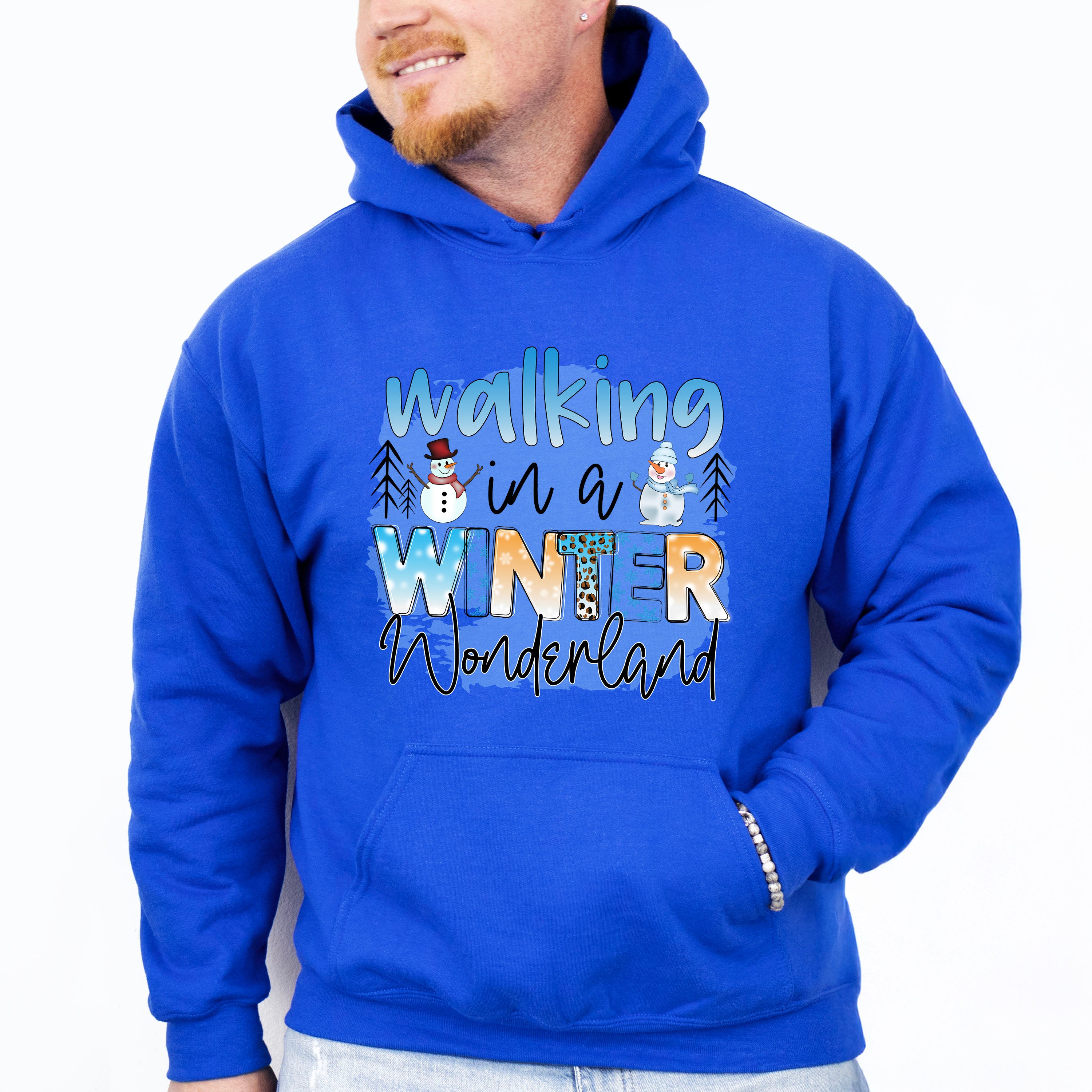 Walking In A Winter Wonderland - Winter Unisex Crewneck T-Shirt Sweatshirt Hoodie