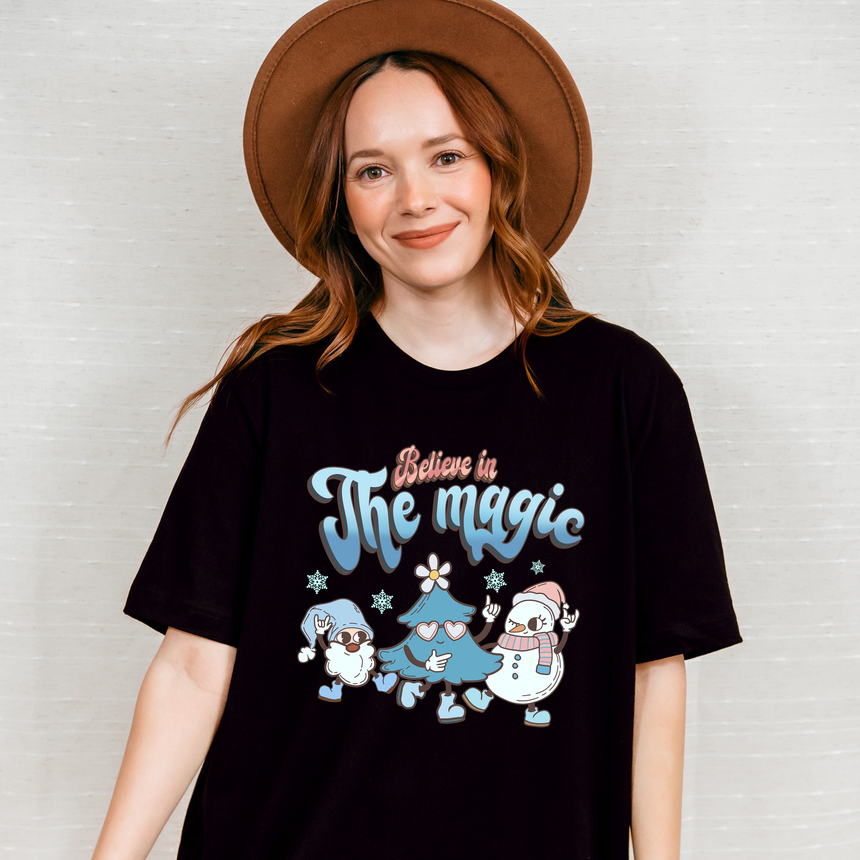 Believe In The Magic - Winter Unisex Crewneck T-Shirt Sweatshirt Hoodie