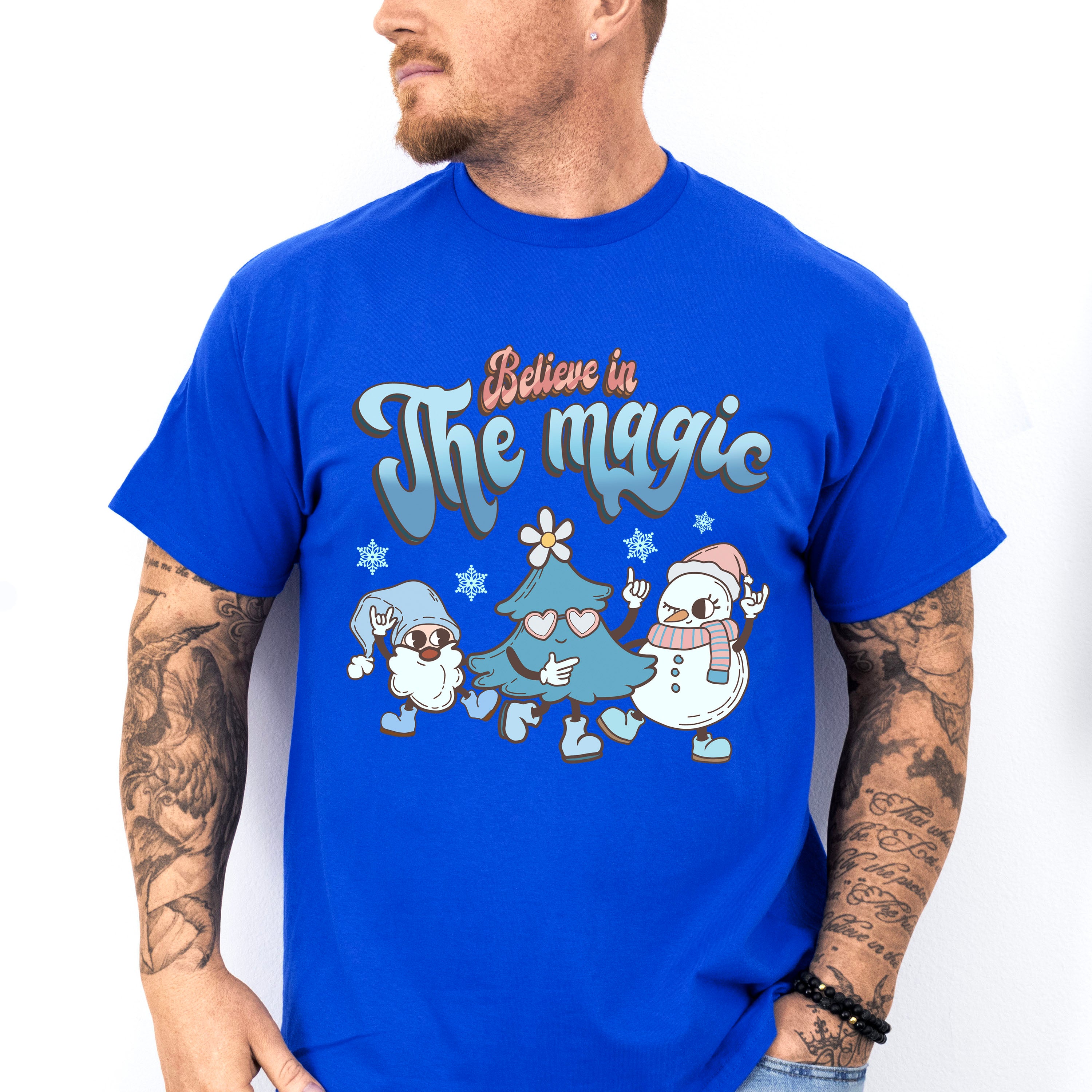 Believe In The Magic - Winter Unisex Crewneck T-Shirt Sweatshirt Hoodie