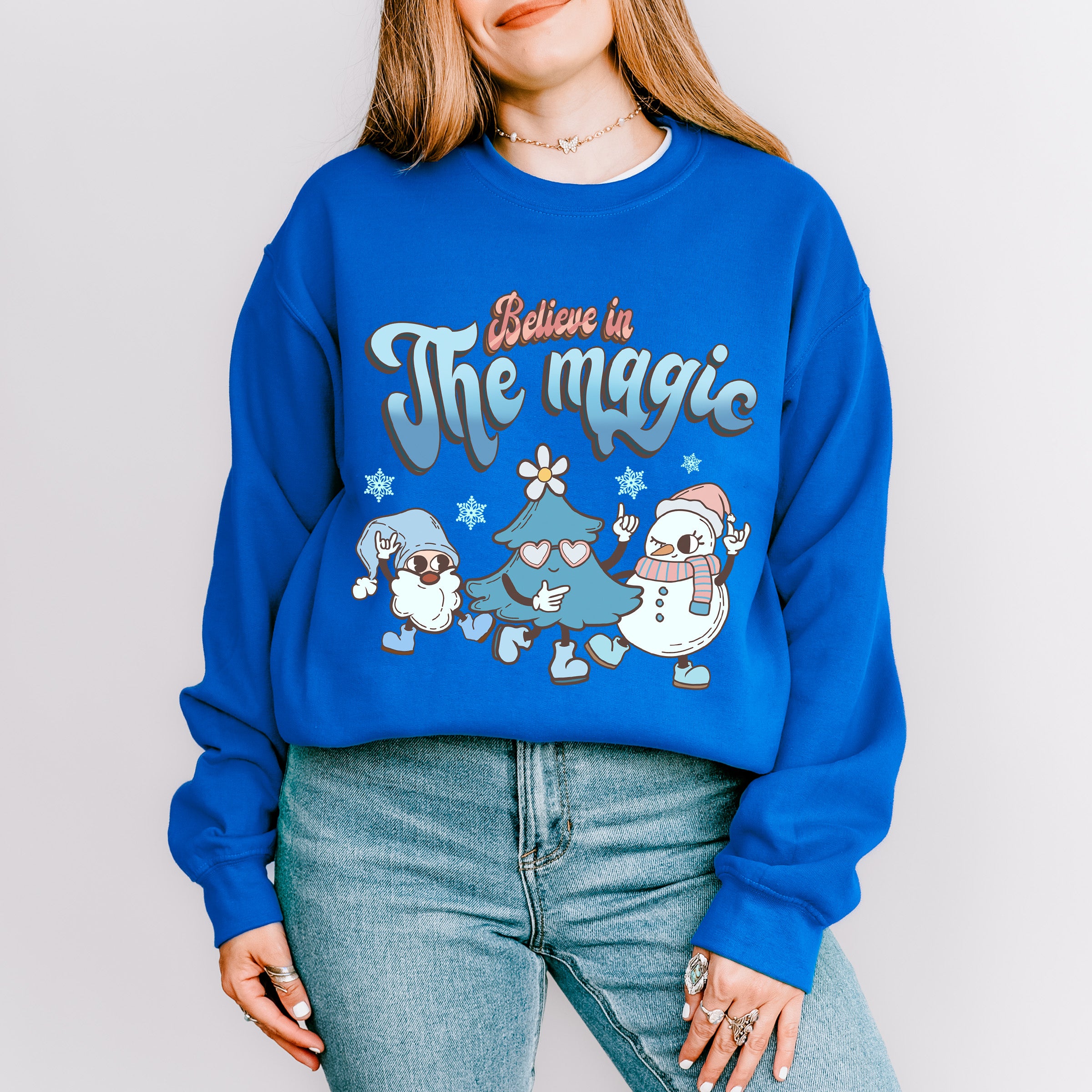 Believe In The Magic - Winter Unisex Crewneck T-Shirt Sweatshirt Hoodie