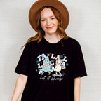 Snowman And Tree Design - Winter Unisex Crewneck T-Shirt Sweatshirt Hoodie