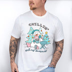 Snowman Chillin' Design - Winter Unisex Crewneck T-Shirt Sweatshirt Hoodie