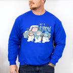 Let It Snow Truck Design - Winter Unisex Crewneck T-Shirt Sweatshirt Hoodie