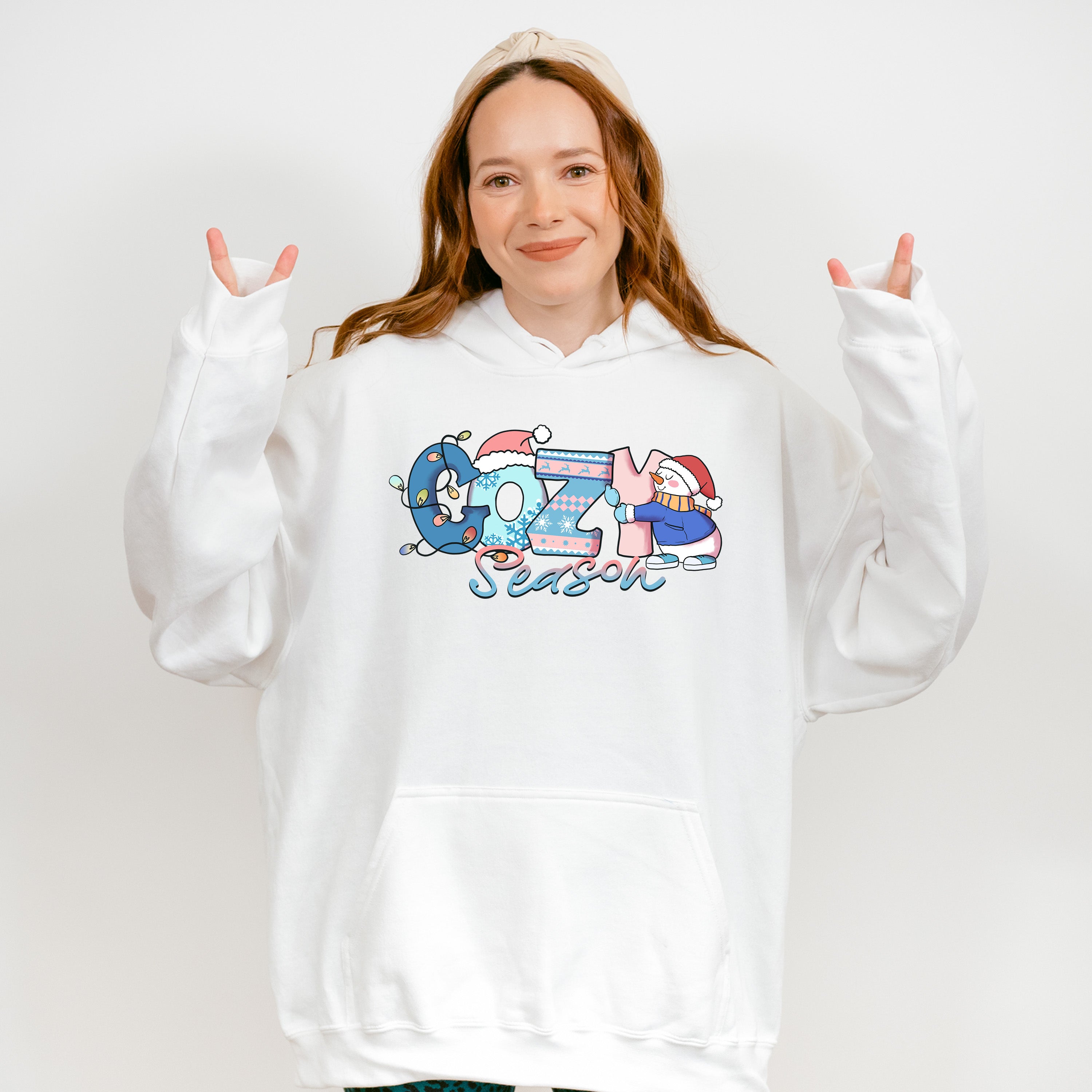 Cozy Season Snowman Design - Winter Unisex Crewneck T-Shirt Sweatshirt Hoodie