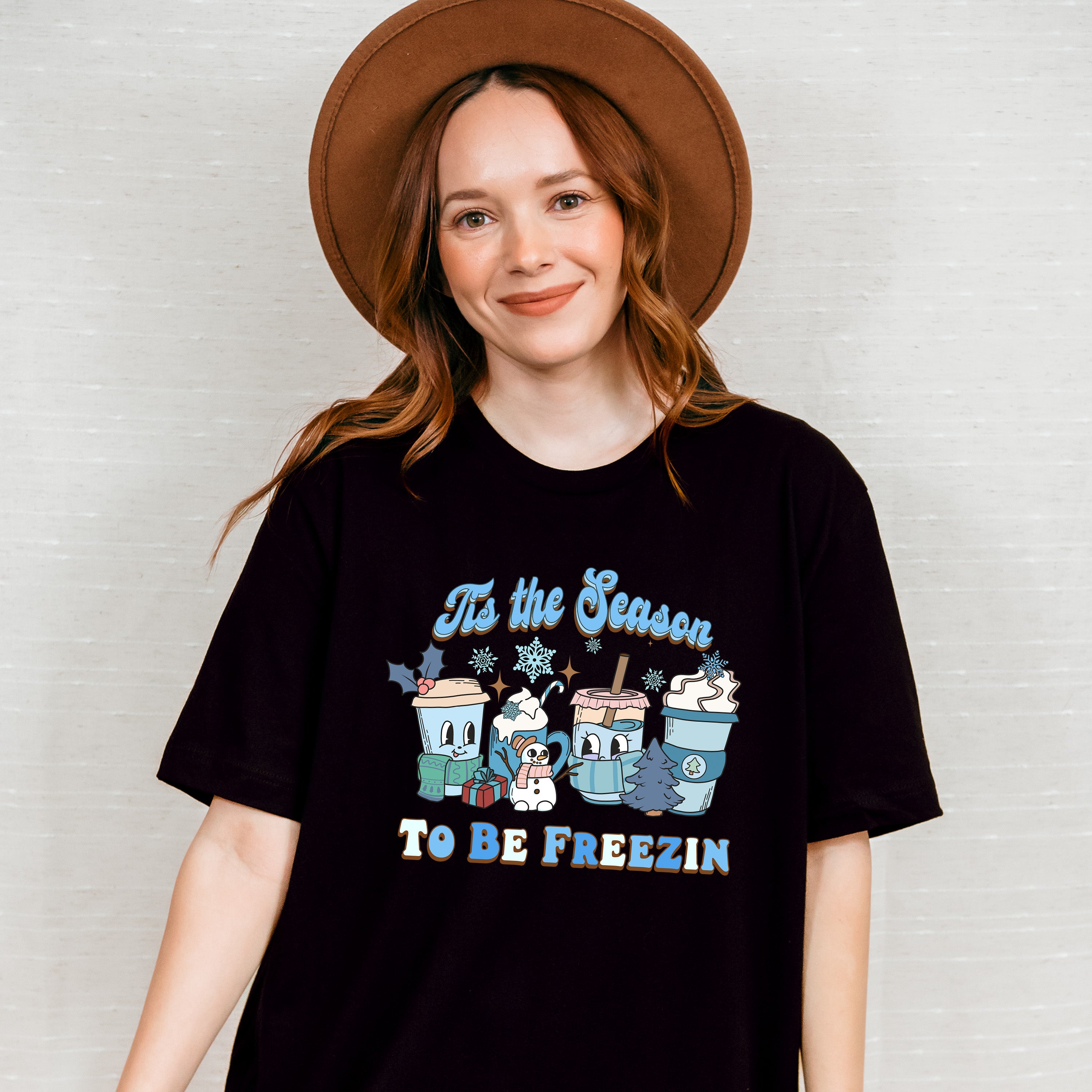 Tis The Season To Be Freezin - Winter Unisex Crewneck T-Shirt Sweatshirt Hoodie