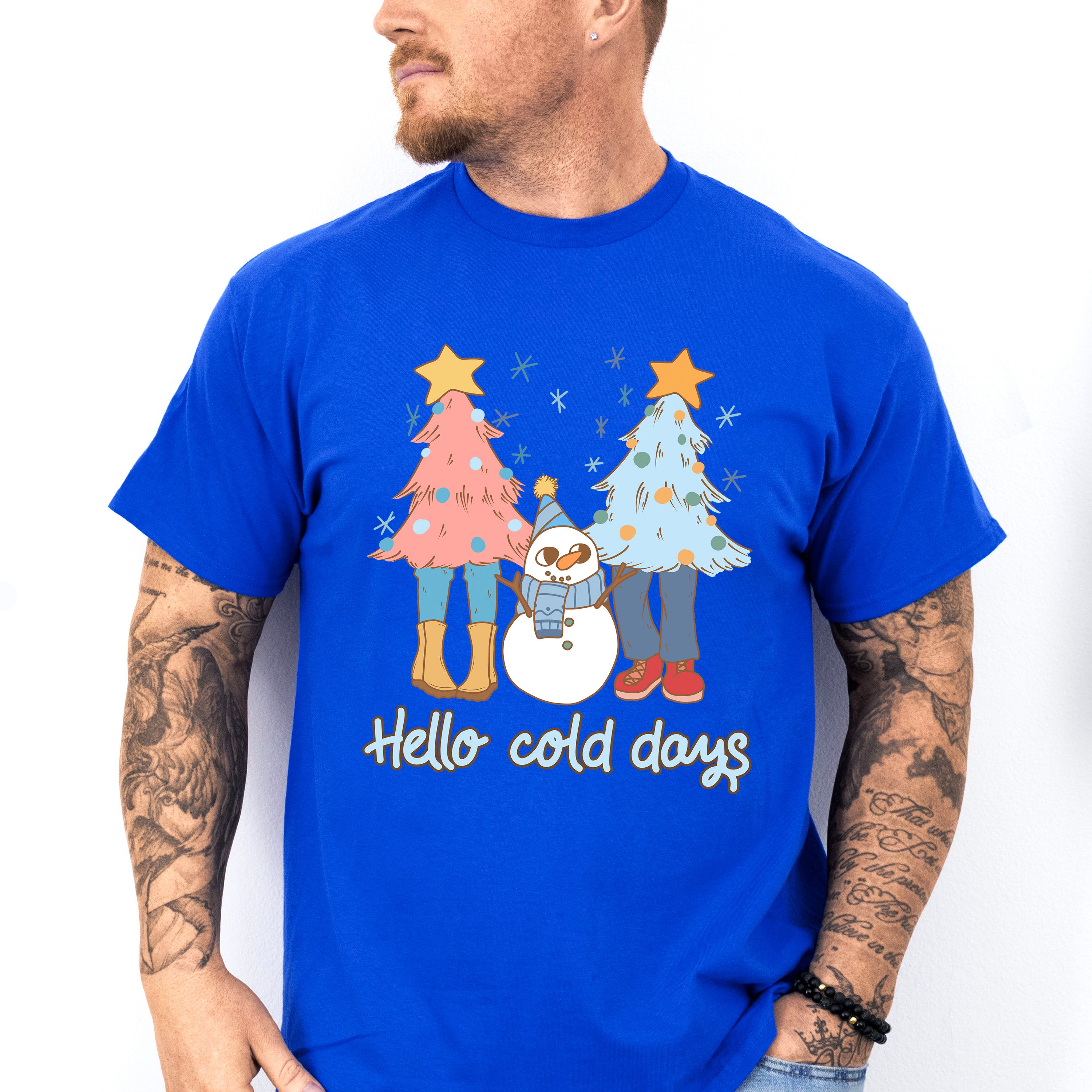 Hello Cold Days - Winter Unisex Crewneck T-Shirt Sweatshirt Hoodie