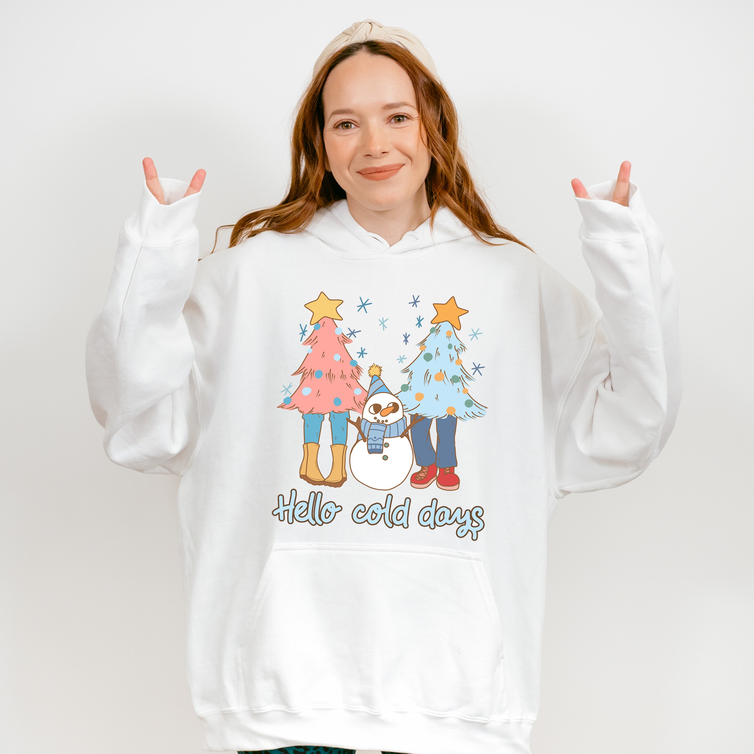 Hello Cold Days - Winter Unisex Crewneck T-Shirt Sweatshirt Hoodie