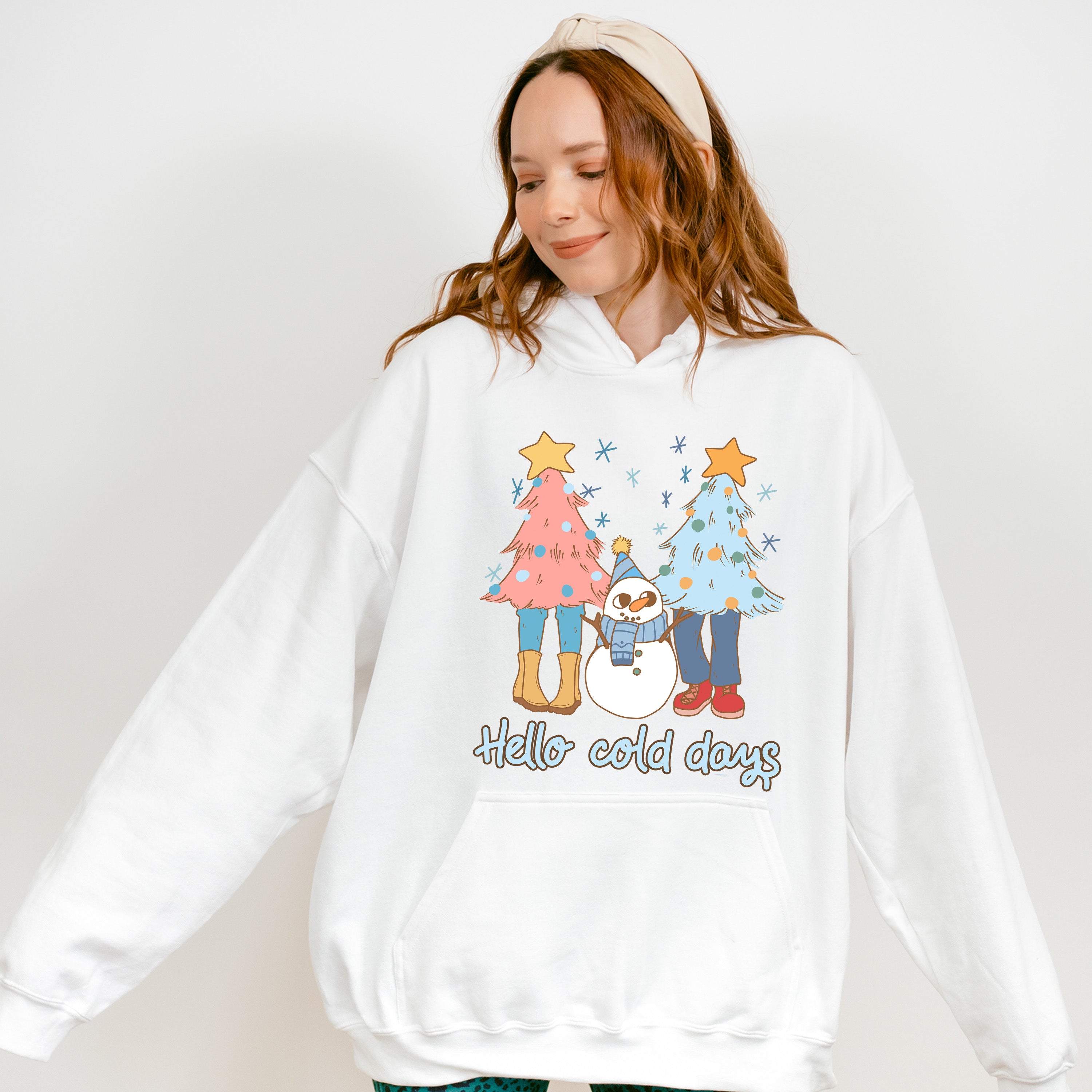 Hello Cold Days - Winter Unisex Crewneck T-Shirt Sweatshirt Hoodie