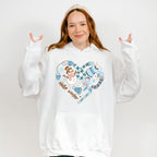 Hello Winter Heart Design - Winter Unisex Crewneck T-Shirt Sweatshirt Hoodie