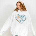 Hello Winter Heart Design - Winter Unisex Crewneck T-Shirt Sweatshirt Hoodie