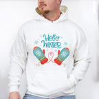 Hello Winter Mittens - Winter Unisex Crewneck T-Shirt Sweatshirt Hoodie
