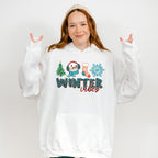 Winter Vibes Blue Design - Winter Unisex Crewneck T-Shirt Sweatshirt Hoodie