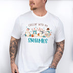 Chillin With My Snowmies - Winter Unisex Crewneck T-Shirt Sweatshirt Hoodie