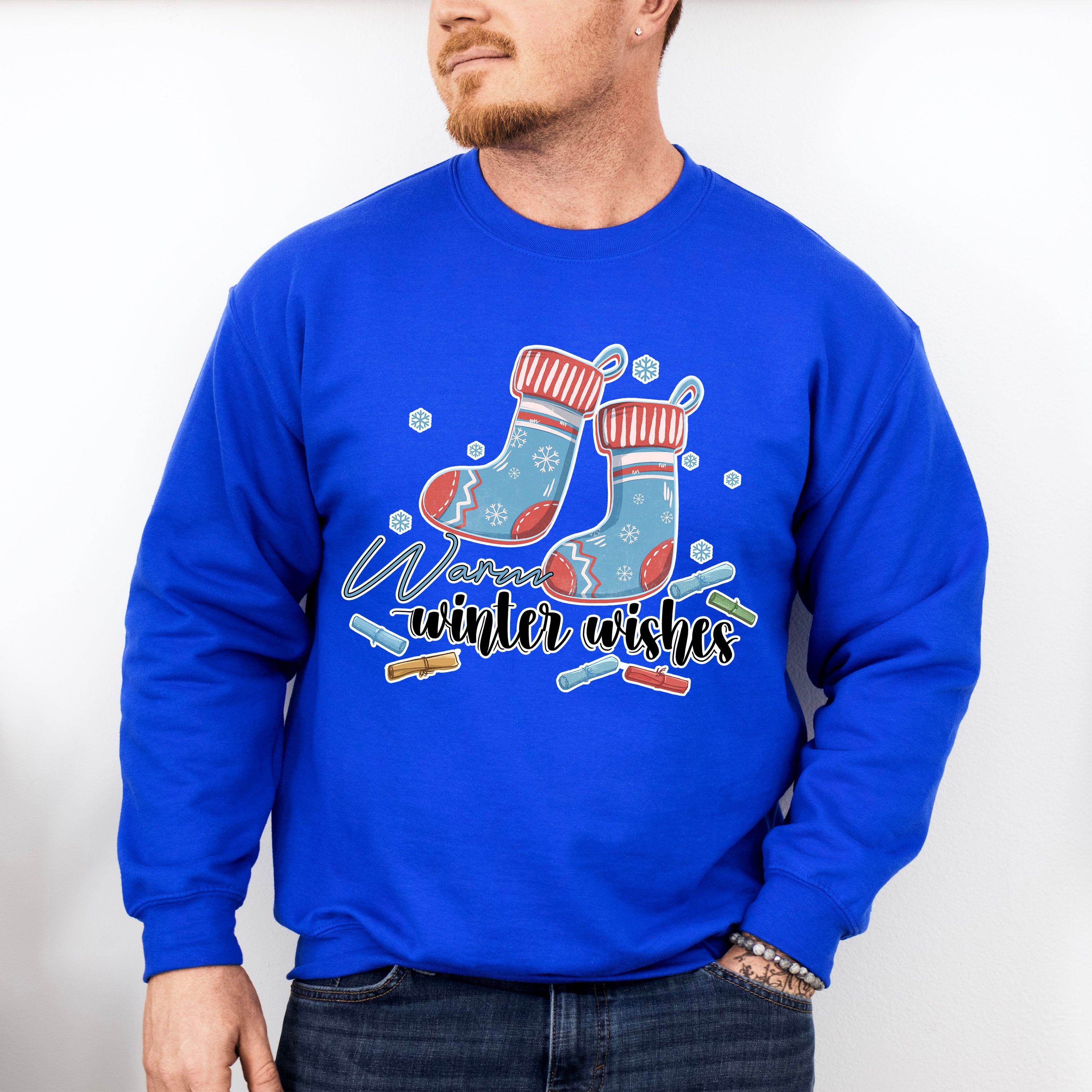 Warm Winter Wishes - Winter Unisex Crewneck T-Shirt Sweatshirt Hoodie