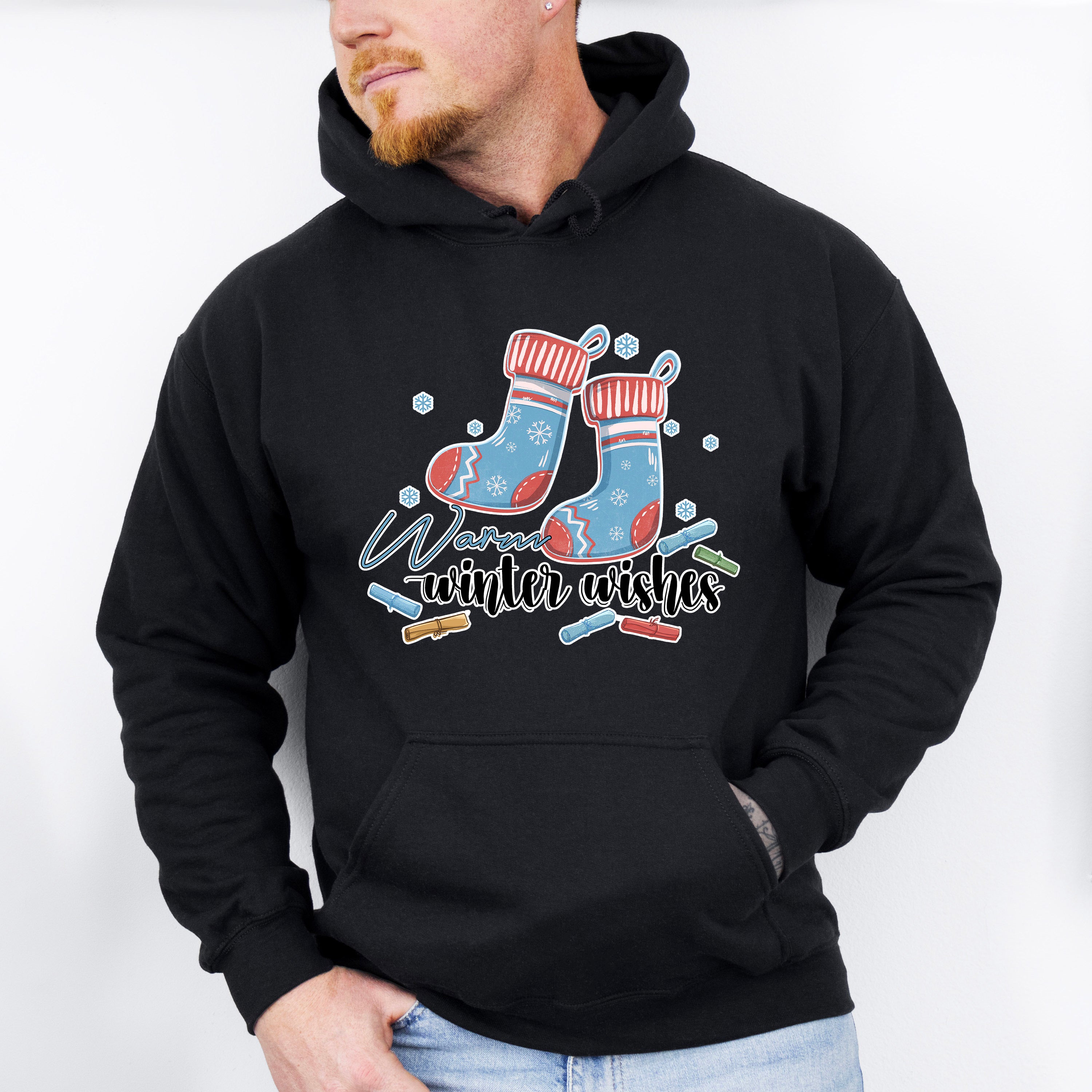 Warm Winter Wishes - Winter Unisex Crewneck T-Shirt Sweatshirt Hoodie