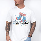 Warm Winter Wishes - Winter Unisex Crewneck T-Shirt Sweatshirt Hoodie
