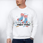 Warm Winter Wishes - Winter Unisex Crewneck T-Shirt Sweatshirt Hoodie