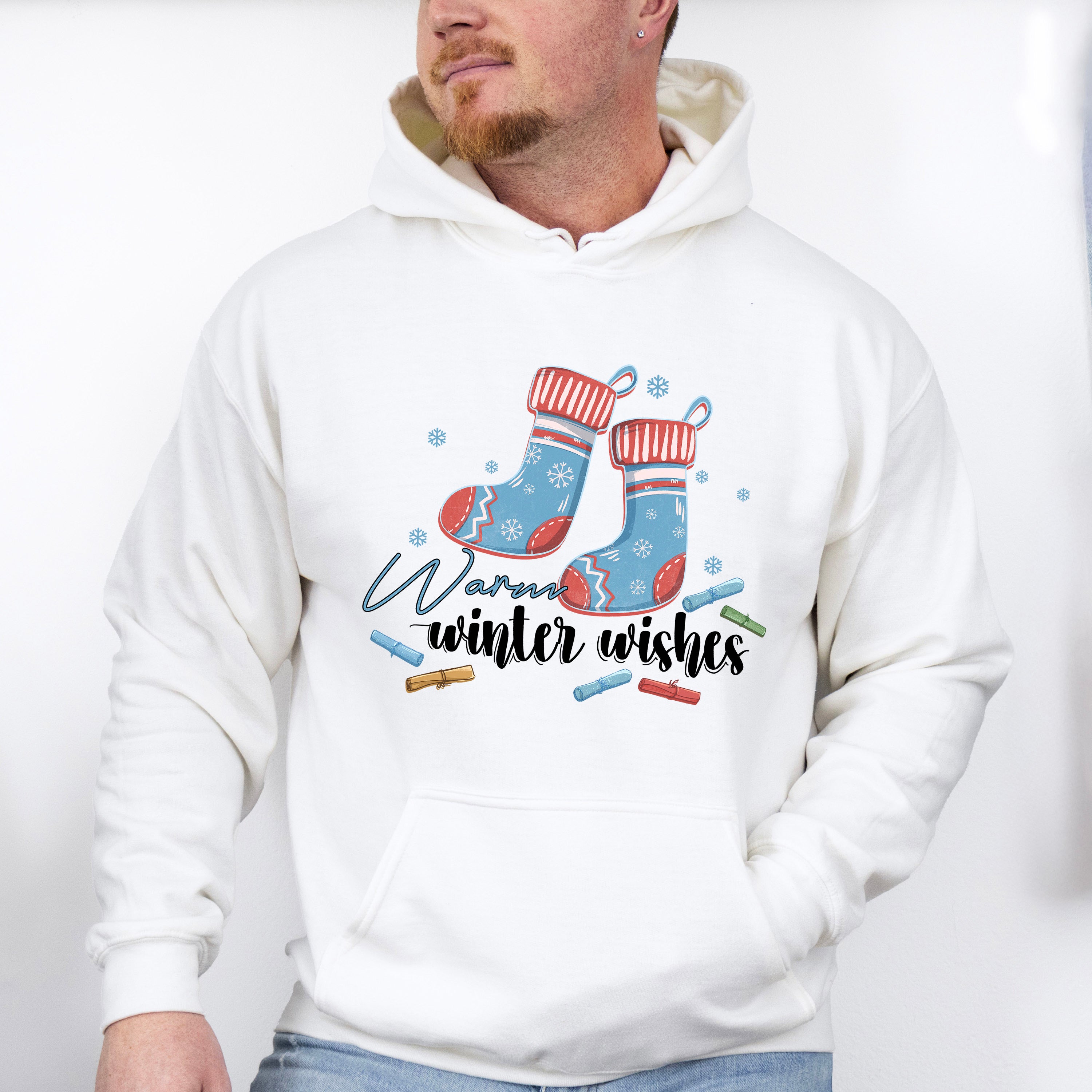 Warm Winter Wishes - Winter Unisex Crewneck T-Shirt Sweatshirt Hoodie