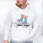 Warm Winter Wishes - Winter Unisex Crewneck T-Shirt Sweatshirt Hoodie