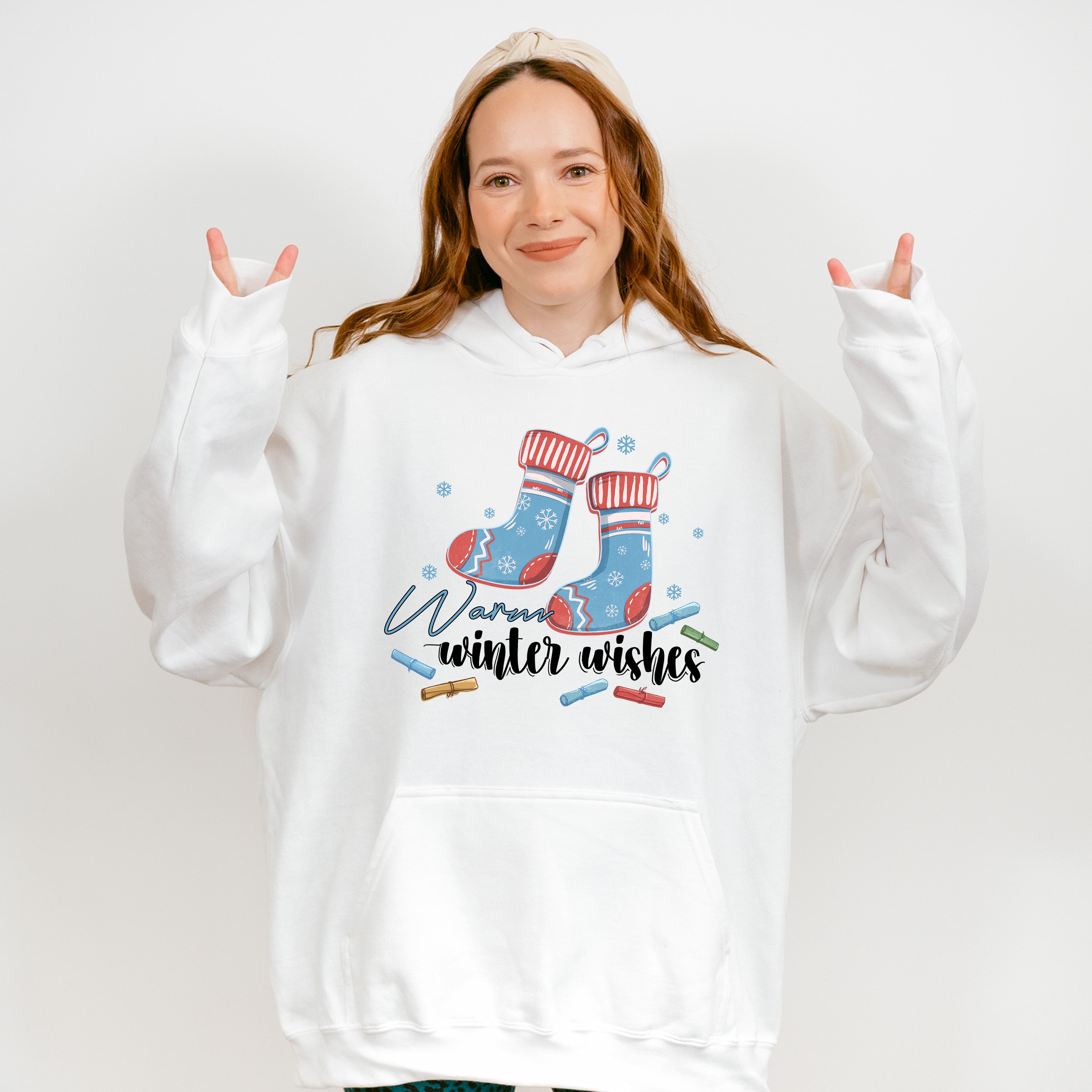 Warm Winter Wishes - Winter Unisex Crewneck T-Shirt Sweatshirt Hoodie