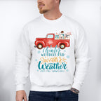 Sweater Weather Cozy Fire - Winter Unisex Crewneck T-Shirt Sweatshirt Hoodie