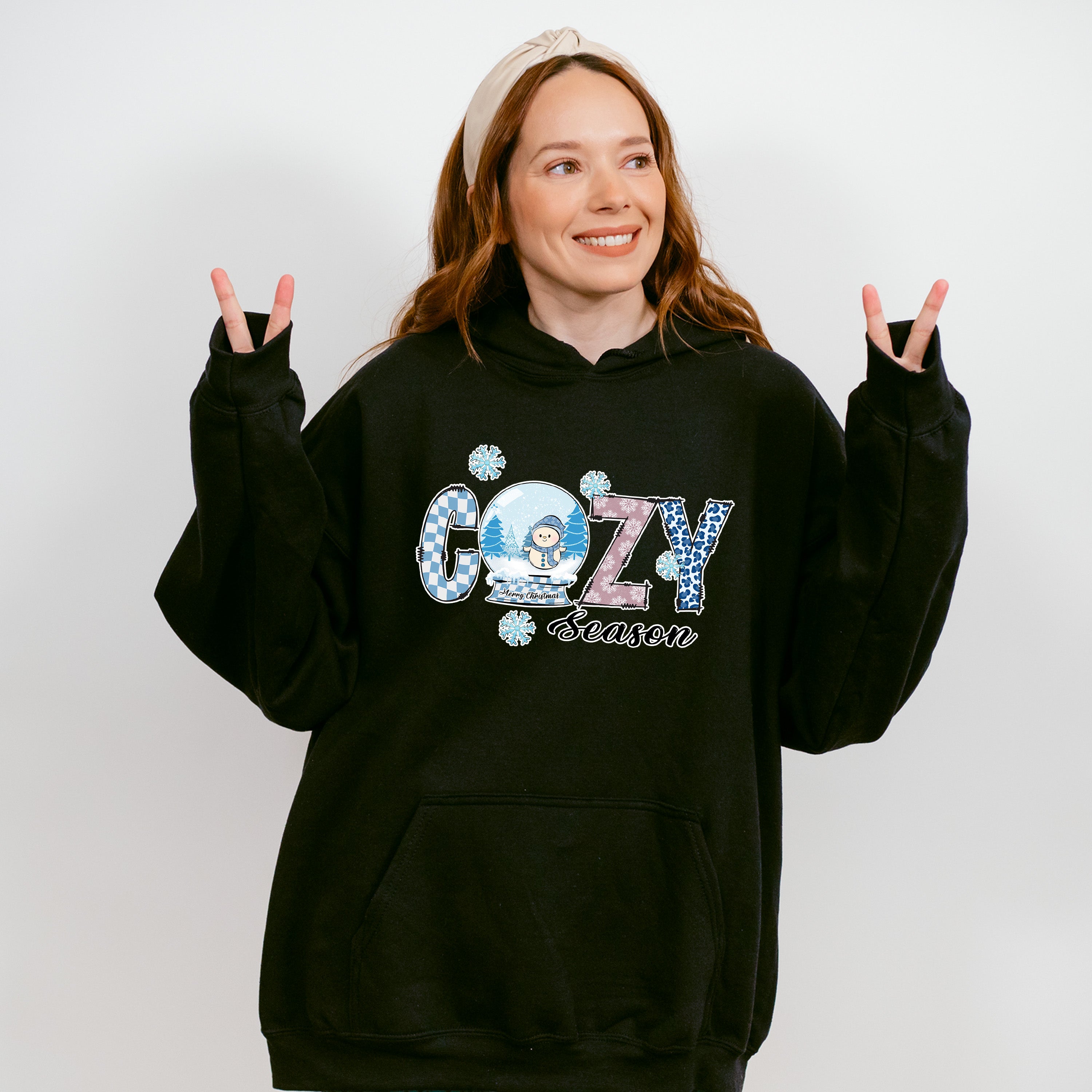 Cozy Season Snow Globe - Winter Unisex Crewneck T-Shirt Sweatshirt Hoodie