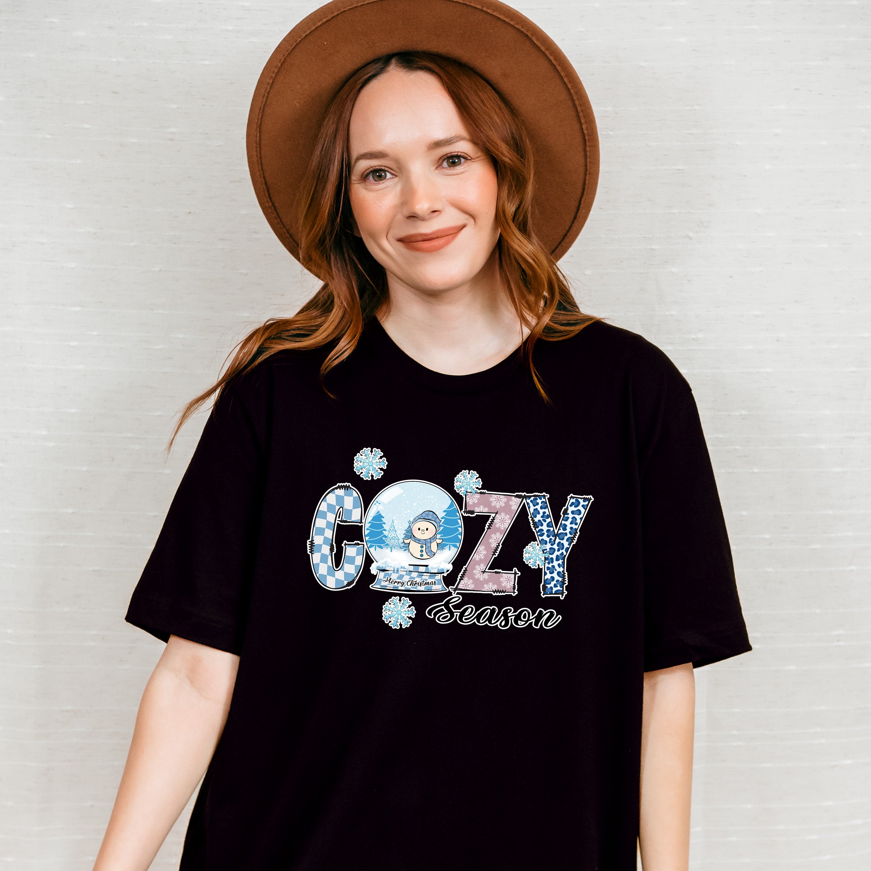 Cozy Season Snow Globe - Winter Unisex Crewneck T-Shirt Sweatshirt Hoodie