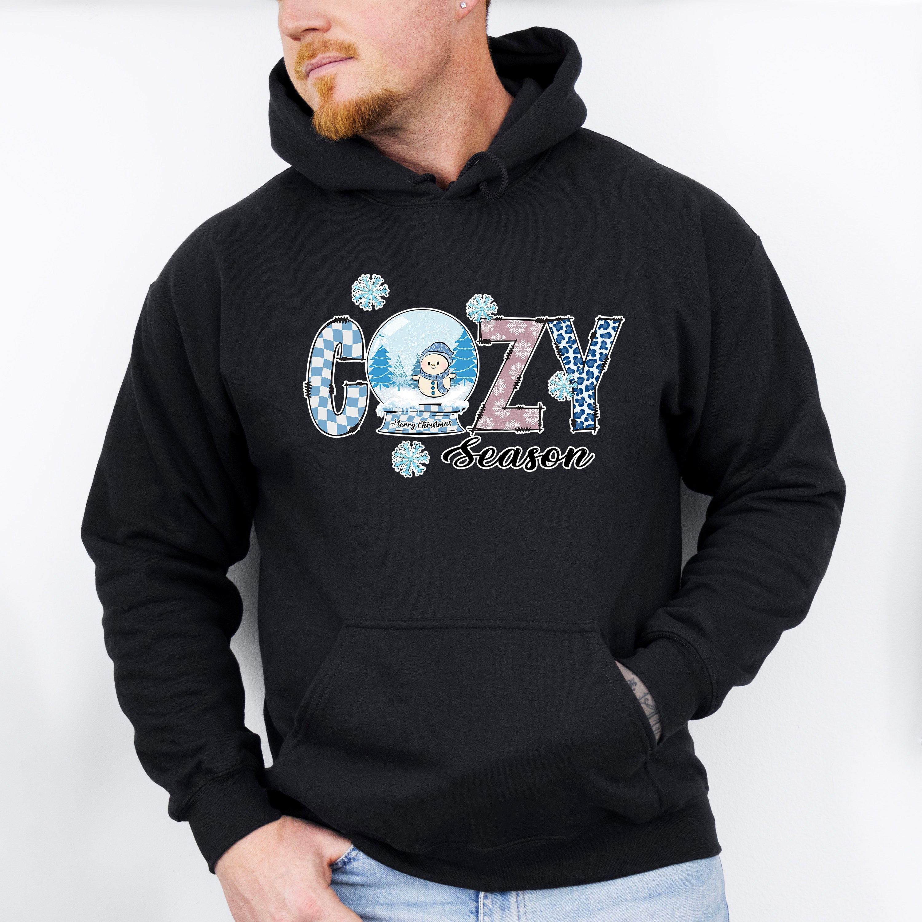 Cozy Season Snow Globe - Winter Unisex Crewneck T-Shirt Sweatshirt Hoodie