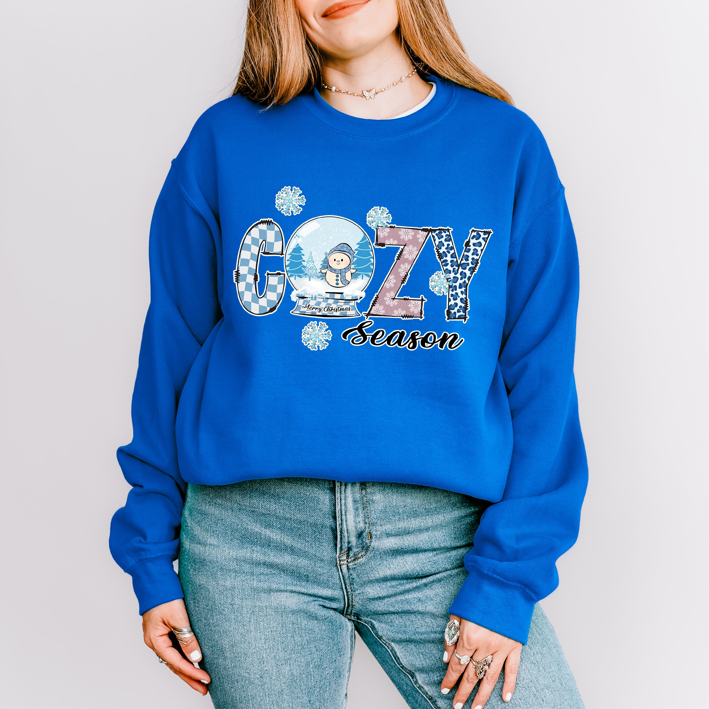Cozy Season Snow Globe - Winter Unisex Crewneck T-Shirt Sweatshirt Hoodie