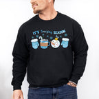 It's Freezing Season Snowman Design - Winter Unisex Crewneck T-Shirt Sweatshirt Hoodie
