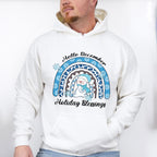 Hello December Holiday Blessings - Winter Unisex Crewneck T-Shirt Sweatshirt Hoodie
