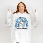 Hello December Holiday Blessings - Winter Unisex Crewneck T-Shirt Sweatshirt Hoodie
