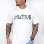 Believe Winter Design - Winter Unisex Crewneck T-Shirt Sweatshirt Hoodie
