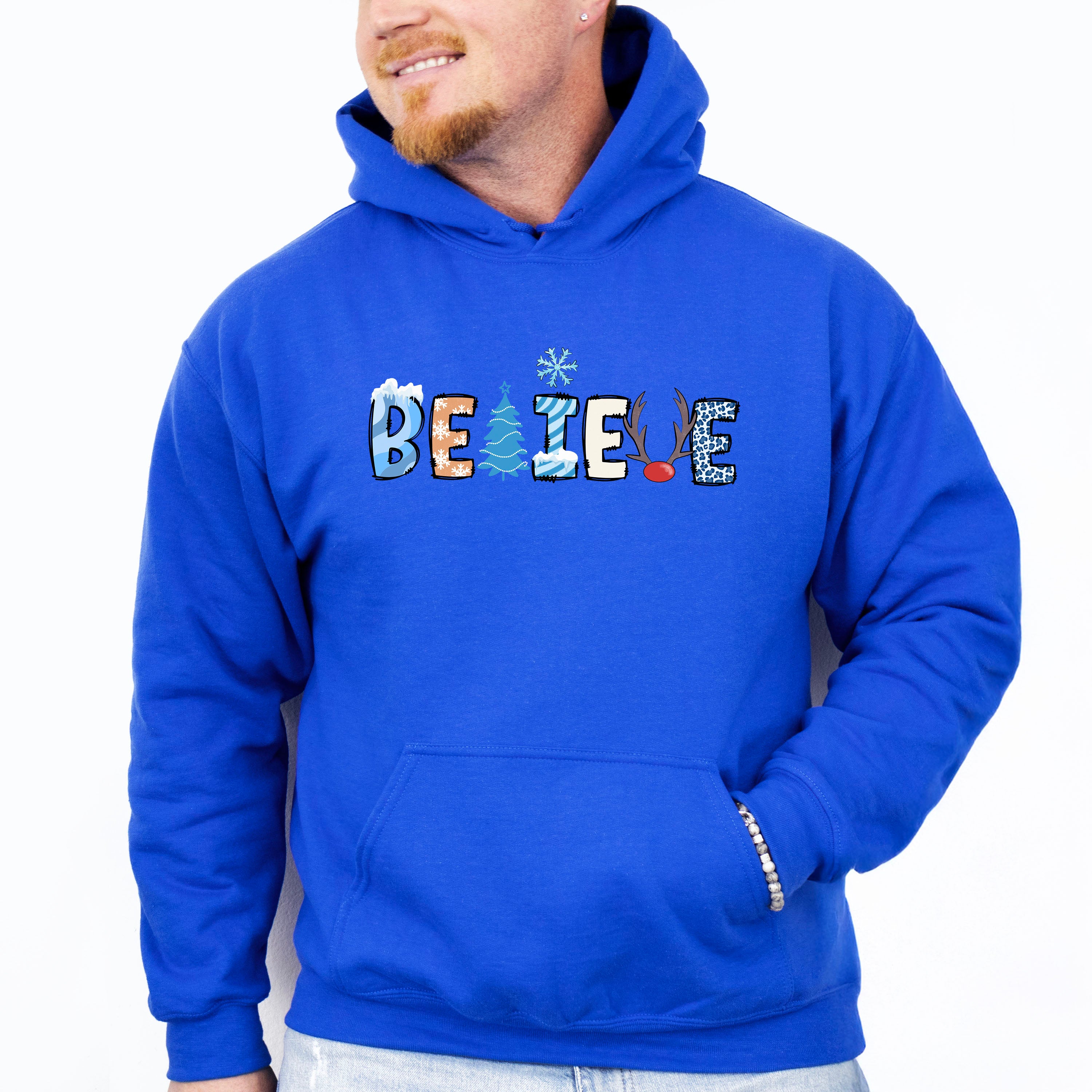 Believe Winter Design - Winter Unisex Crewneck T-Shirt Sweatshirt Hoodie