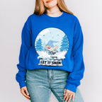 Let It Snow Snowglobe Design - Winter Unisex Crewneck T-Shirt Sweatshirt Hoodie