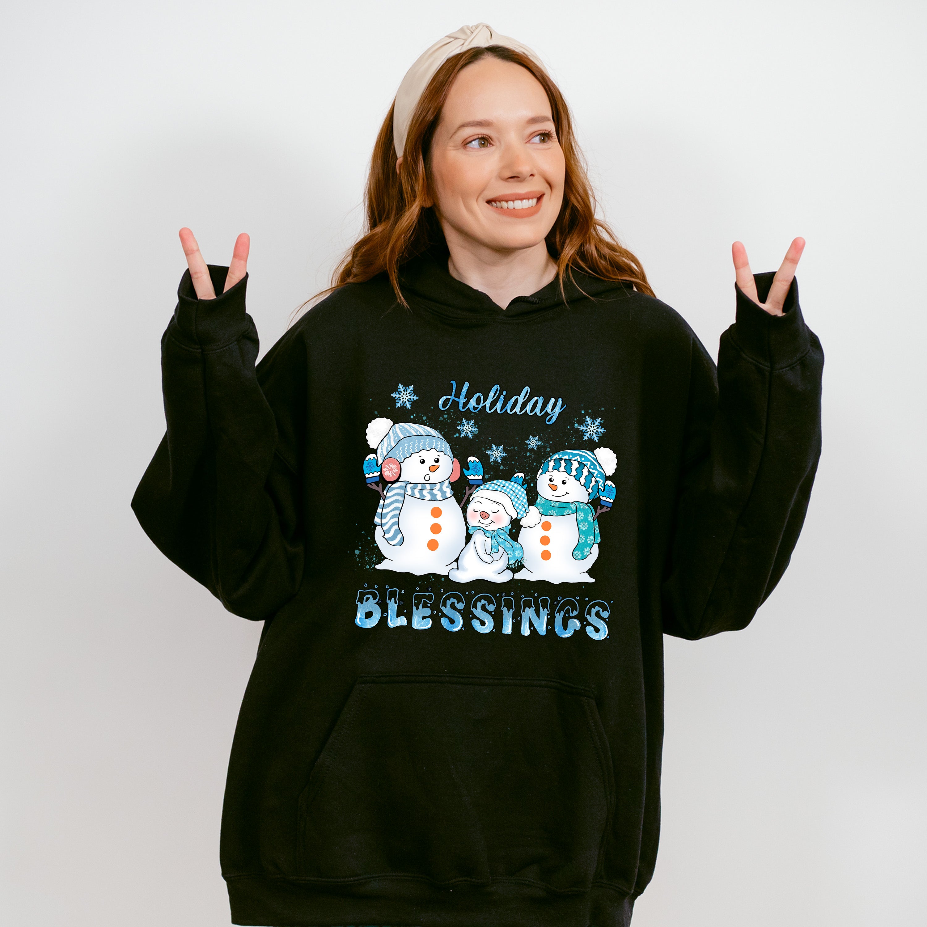 Holiday Blessings - Winter Unisex Crewneck T-Shirt Sweatshirt Hoodie