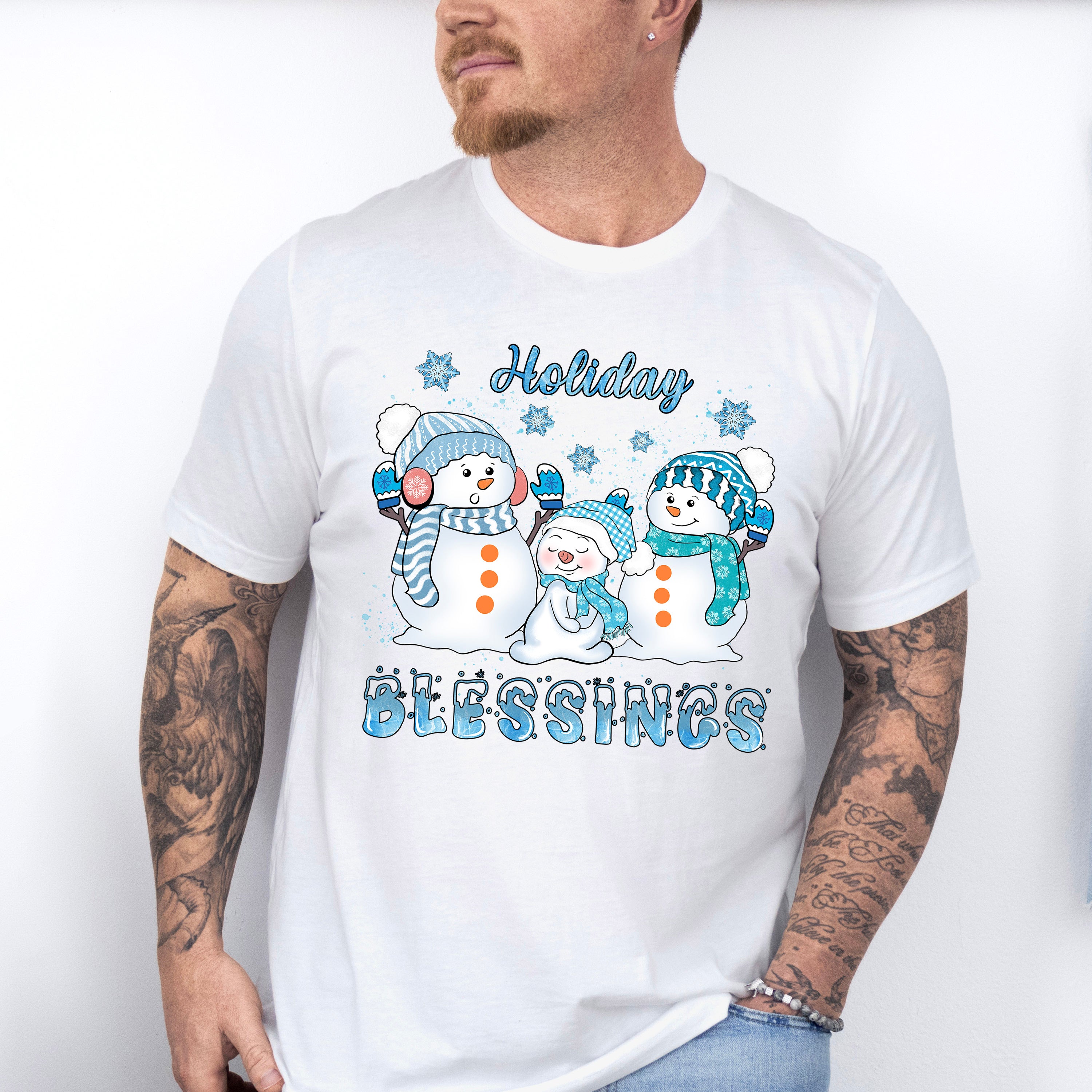 Holiday Blessings - Winter Unisex Crewneck T-Shirt Sweatshirt Hoodie