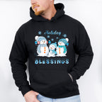 Holiday Blessings - Winter Unisex Crewneck T-Shirt Sweatshirt Hoodie