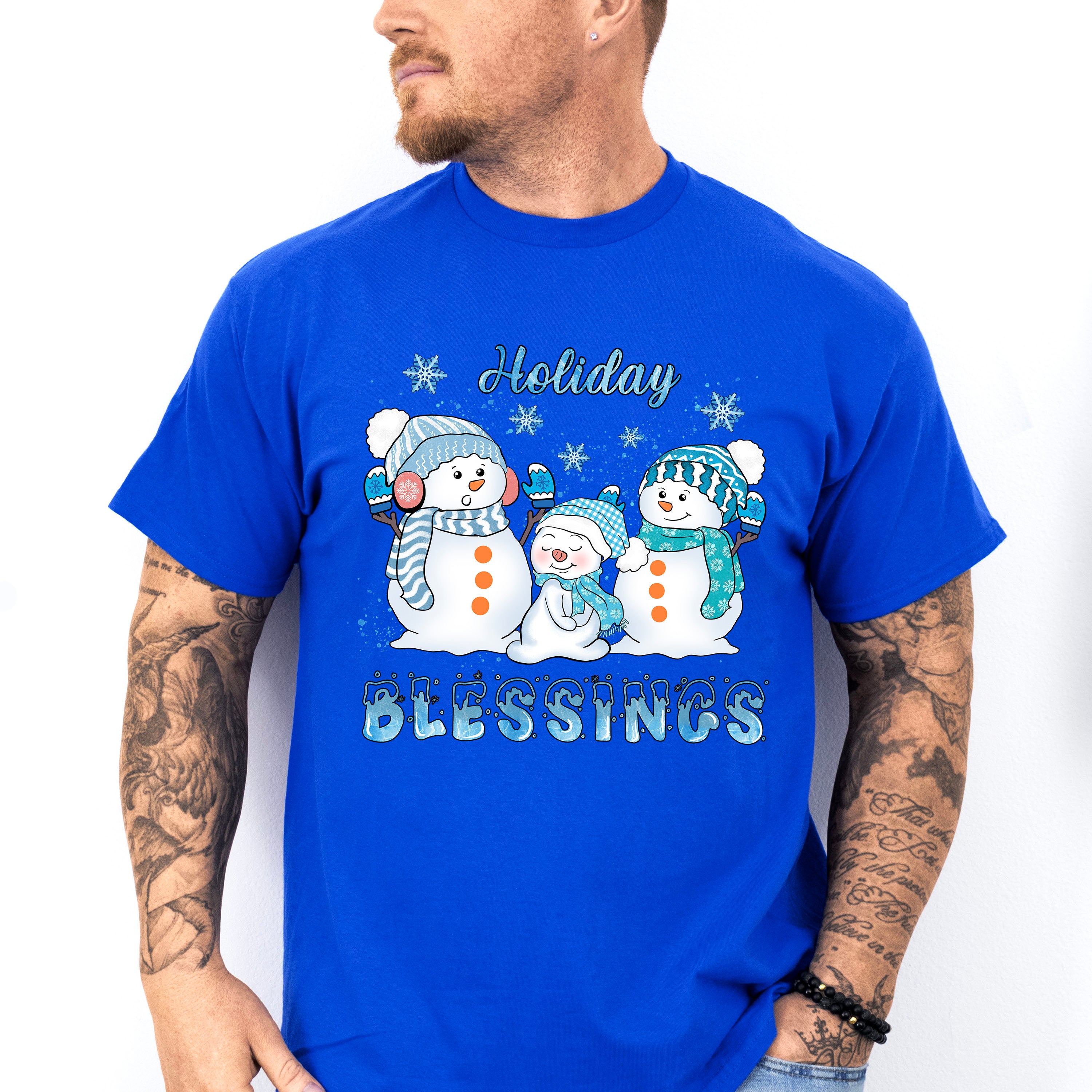 Holiday Blessings - Winter Unisex Crewneck T-Shirt Sweatshirt Hoodie