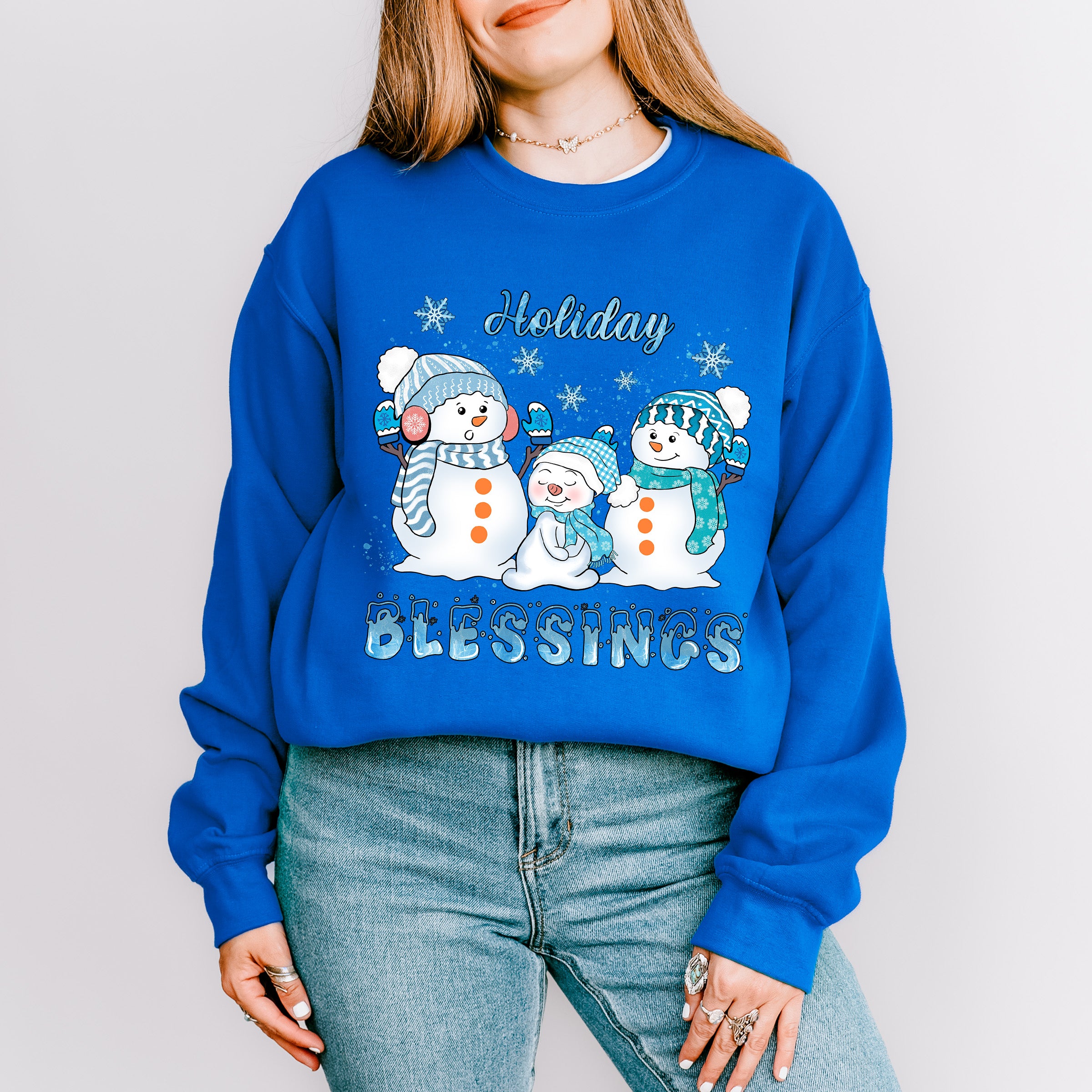 Holiday Blessings - Winter Unisex Crewneck T-Shirt Sweatshirt Hoodie