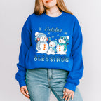 Holiday Blessings - Winter Unisex Crewneck T-Shirt Sweatshirt Hoodie