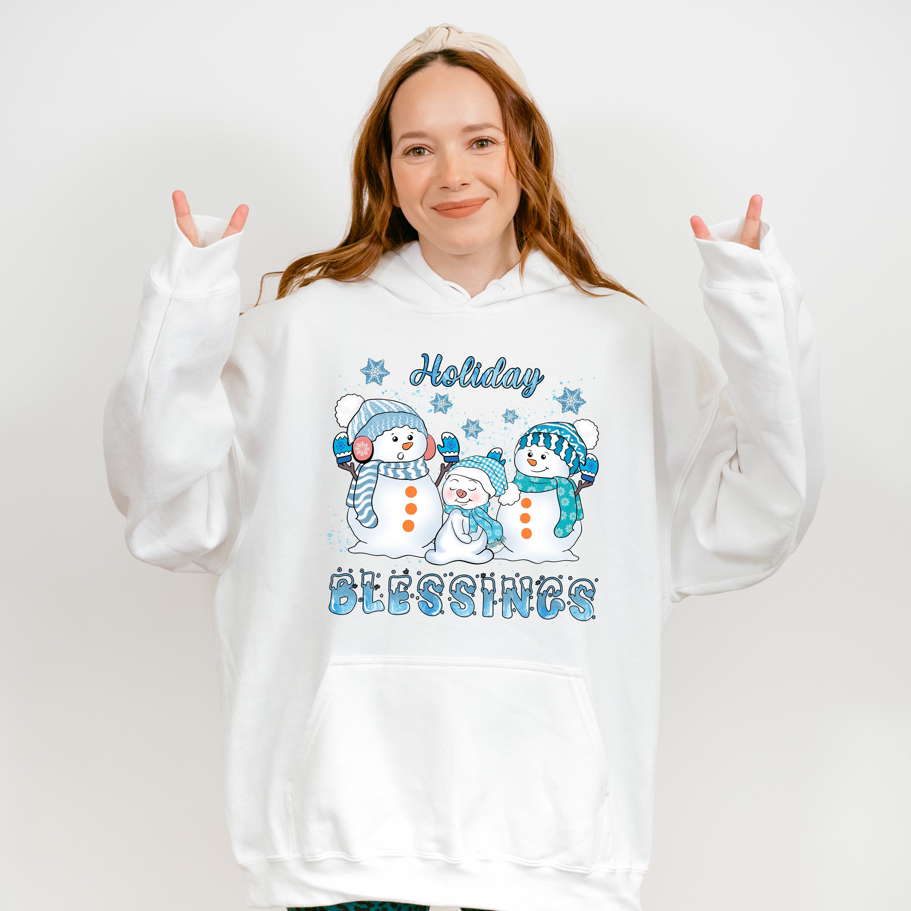 Holiday Blessings - Winter Unisex Crewneck T-Shirt Sweatshirt Hoodie
