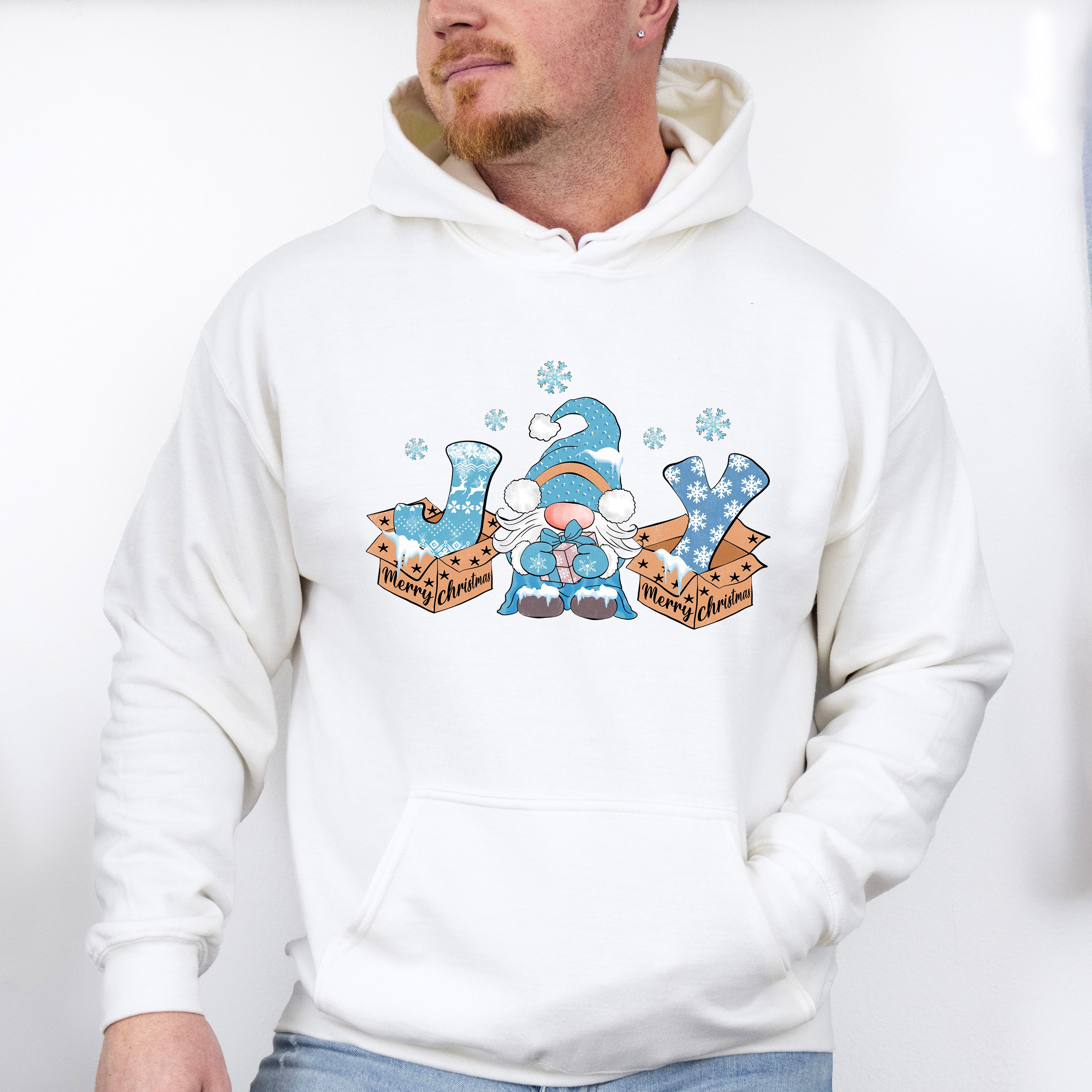 Joy Gnome Design - Winter Unisex Crewneck T-Shirt Sweatshirt Hoodie