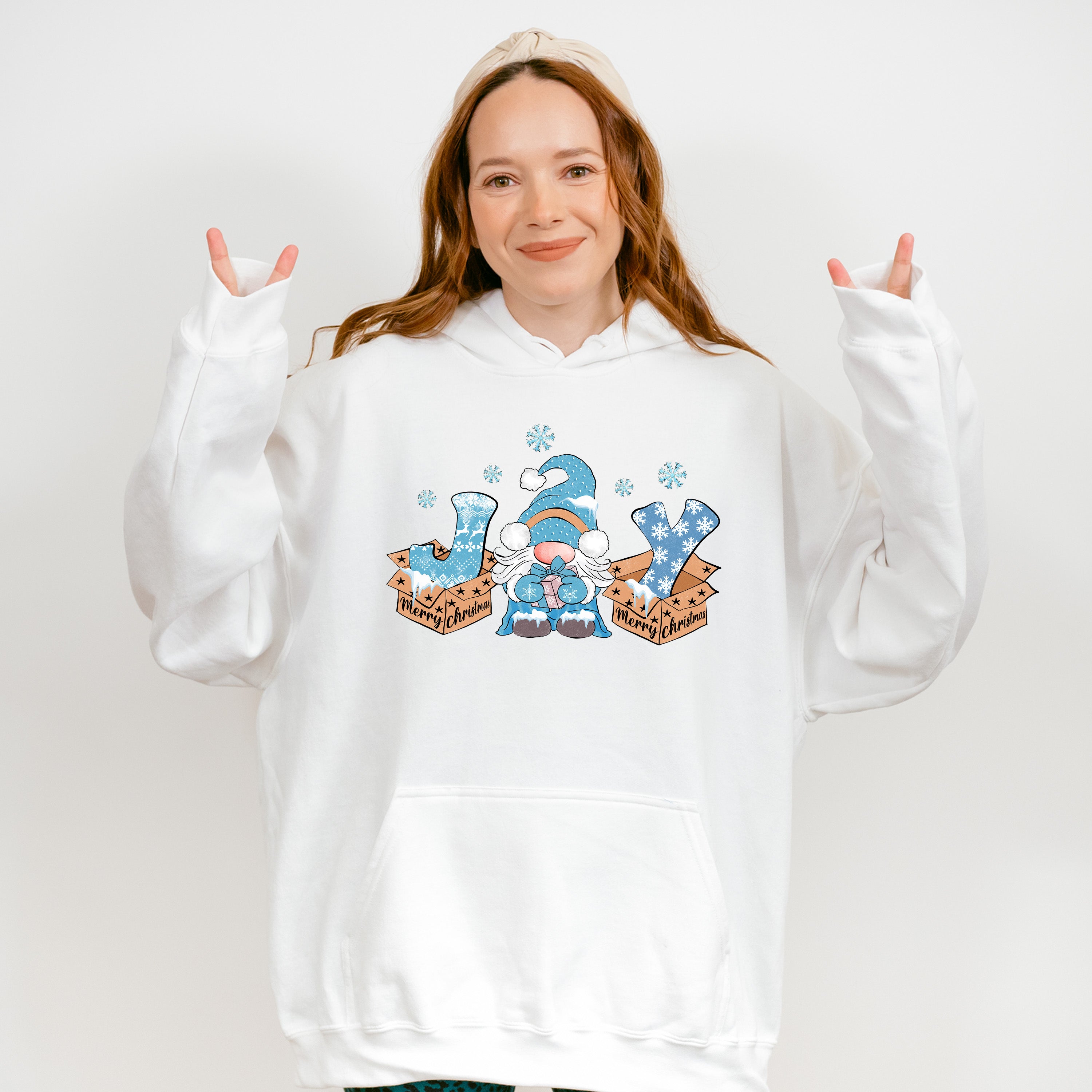 Joy Gnome Design - Winter Unisex Crewneck T-Shirt Sweatshirt Hoodie